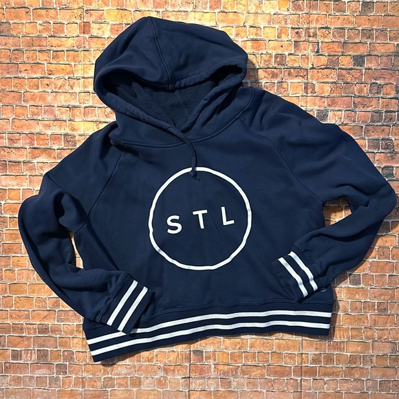STL Crop Hoodie - Picture 1 of 2